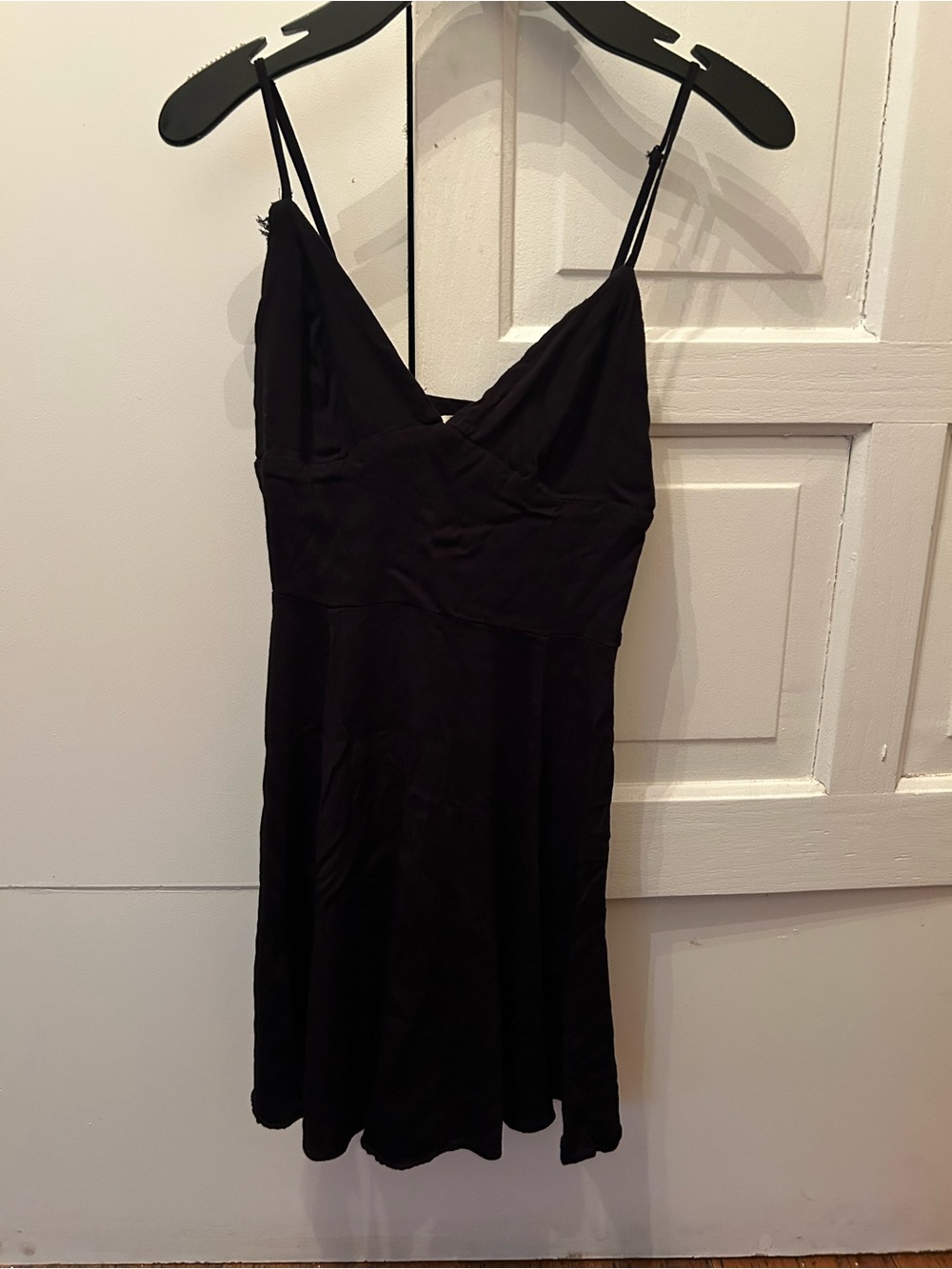 silence + noise Black Slip Dress